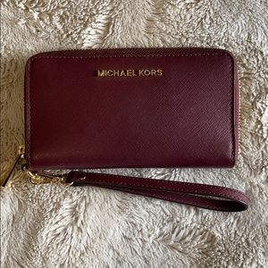 Michael Kors Maroon Wallet